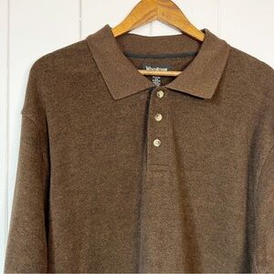 Wind River Brown Collared Sweater. Size 2XL.